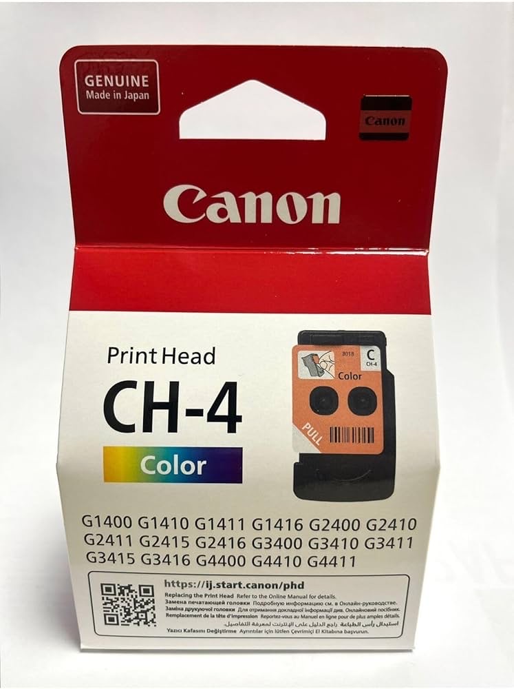 Tête de impression couleur d'origine Canon CH-4 (Print Head CH-4 Color)